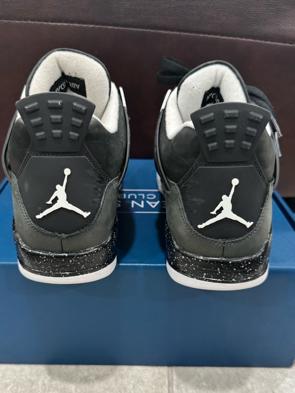 Size 11- Jordan 4 Retro 2024 Fear Black/White/Gray Men's Sneaker FQ8138-002 - Picture 4 of 7